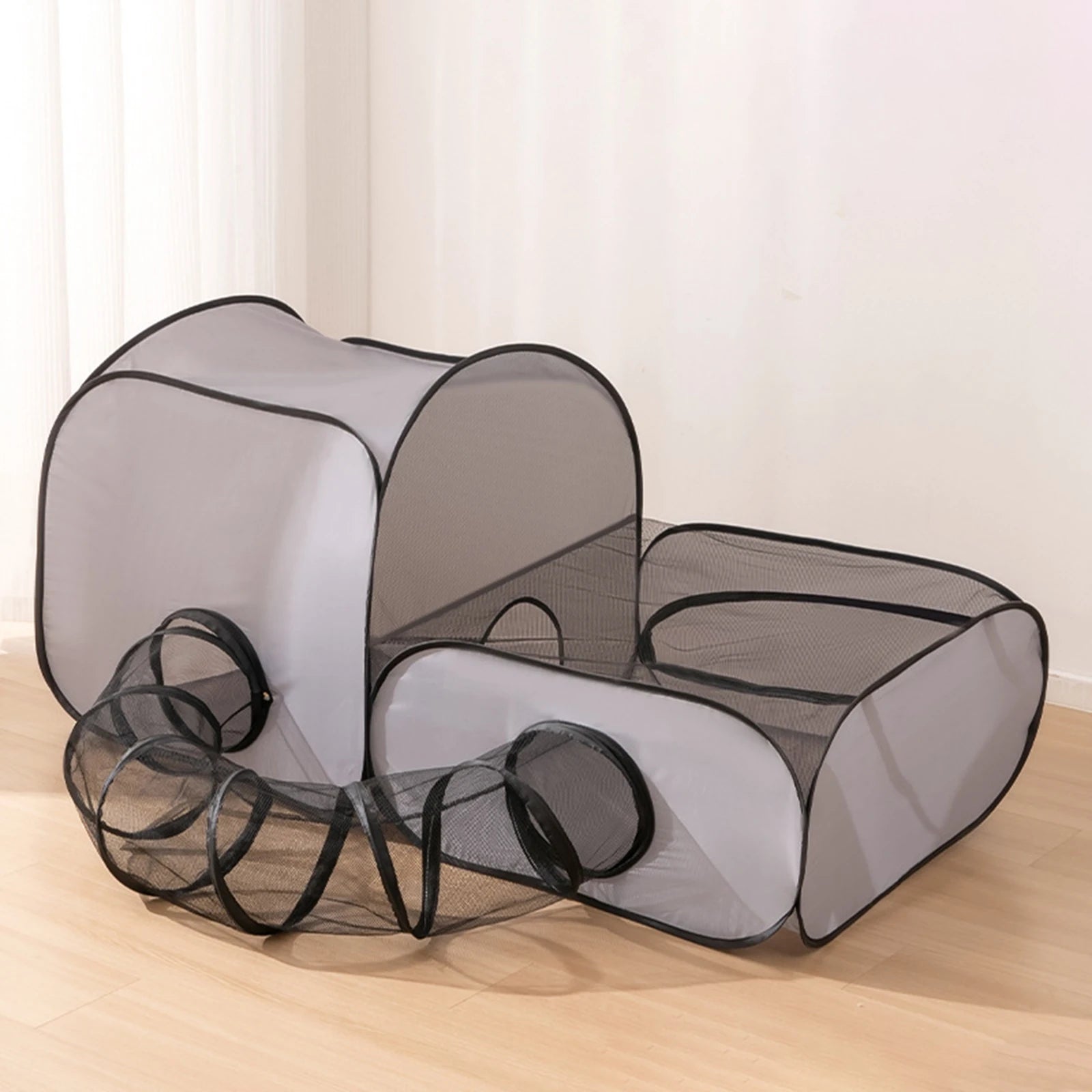 Tunnel pour chats ou rongeurs pliable