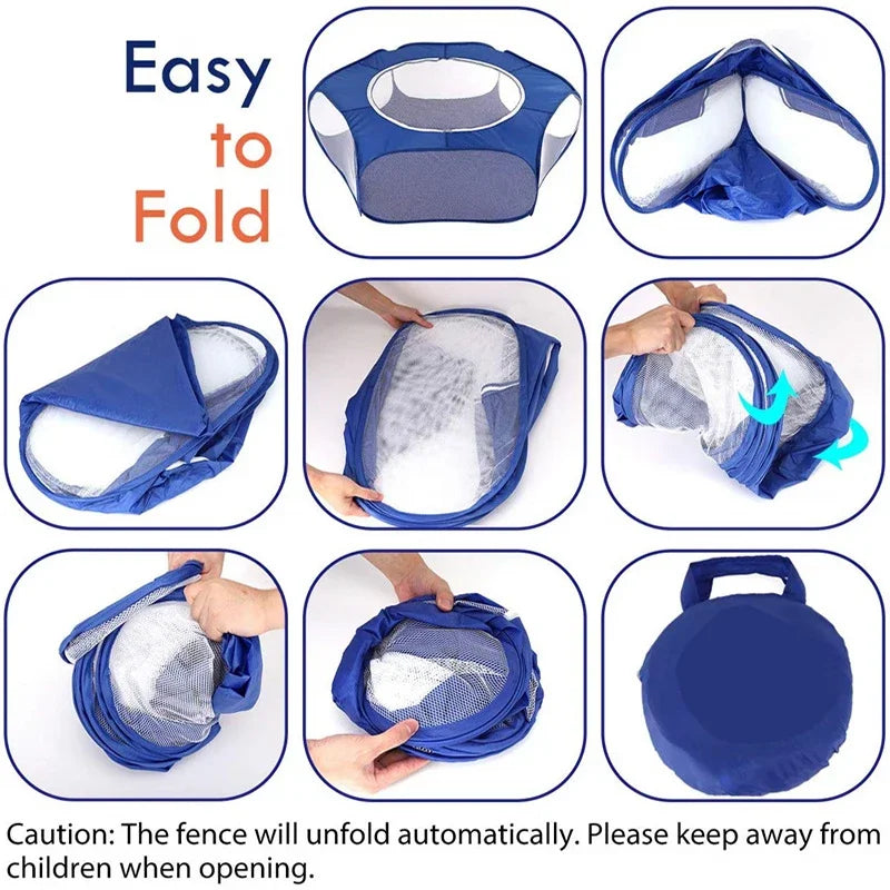 Cage portable transparente pour petits animaux de compagnie