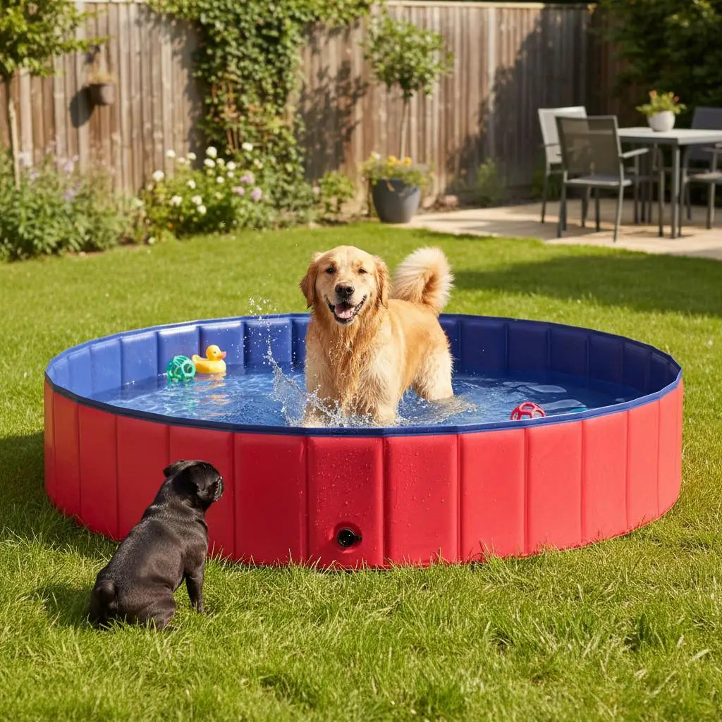 Piscine pliable pour chien