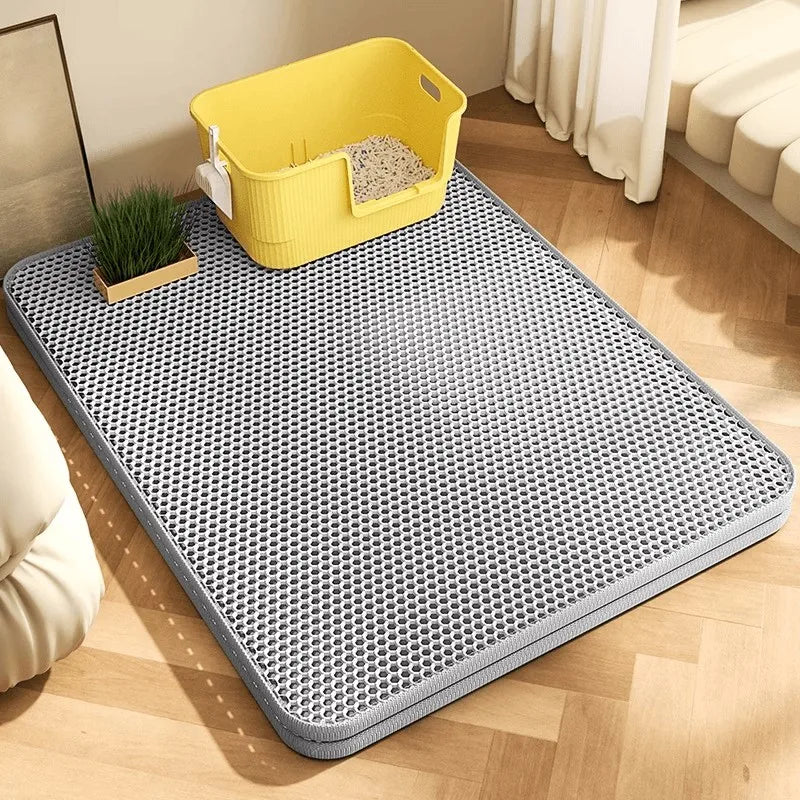 Tapis de litière extra large pour chat