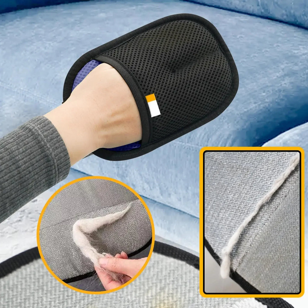 Gants de toilettage pour poile d'animaux