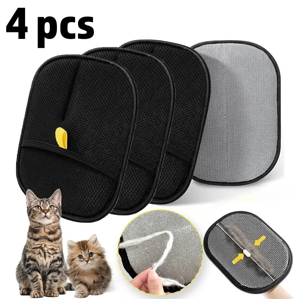 Gants de toilettage pour poile d'animaux