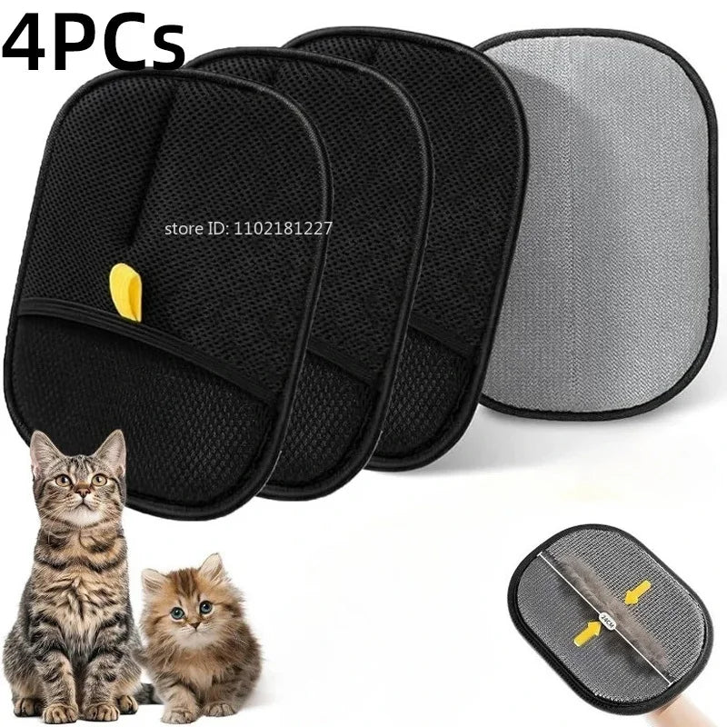 Gants de toilettage pour poile d'animaux