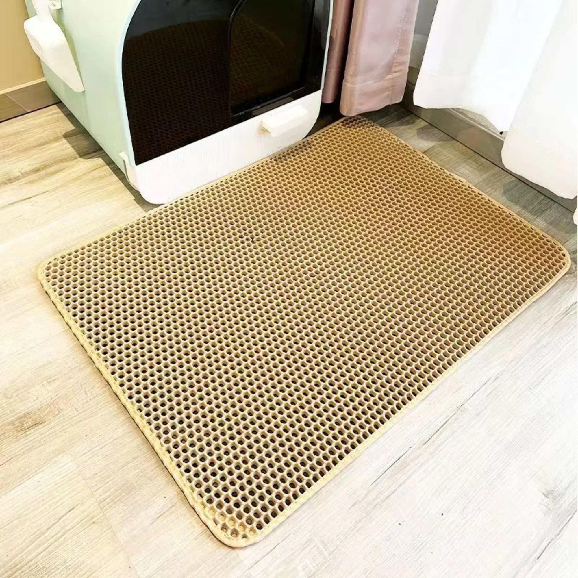 Tapis de litière extra large pour chat