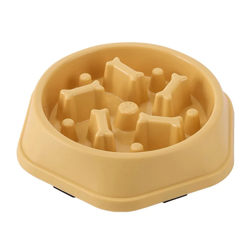 Gamelle anti-glouton antidérapante pour chien et chat