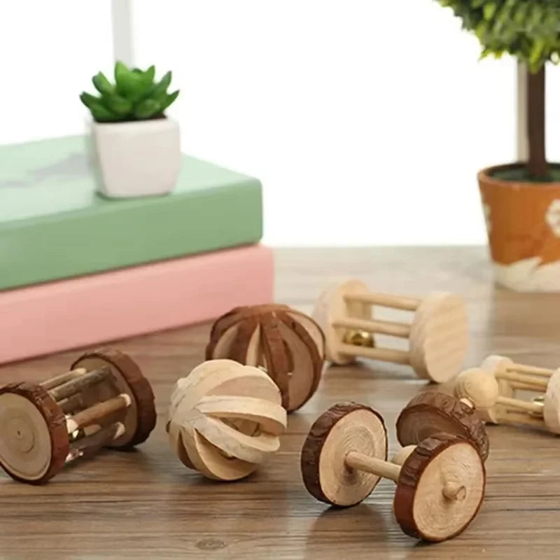 Jouets à roulettes pour petits animaux (cochon d'Inde, lapin, hamster)