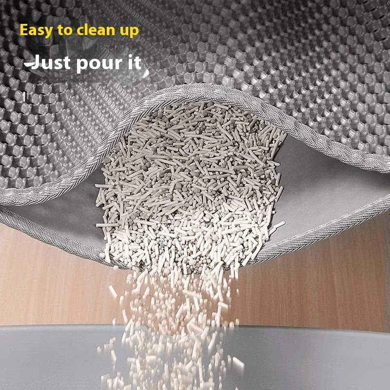 Tapis de litière extra large pour chat