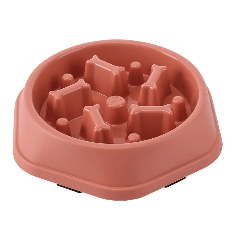Gamelle anti-glouton antidérapante pour chien et chat