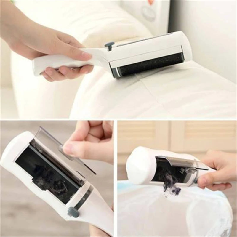 Brosse autonettoyante électrostatique pour vêtements