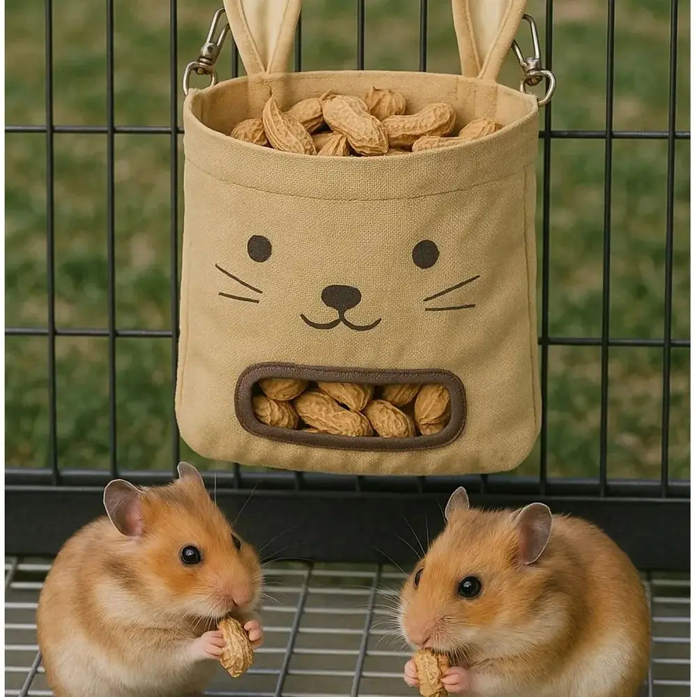 Nouveau sac à foin suspendu pour lapins