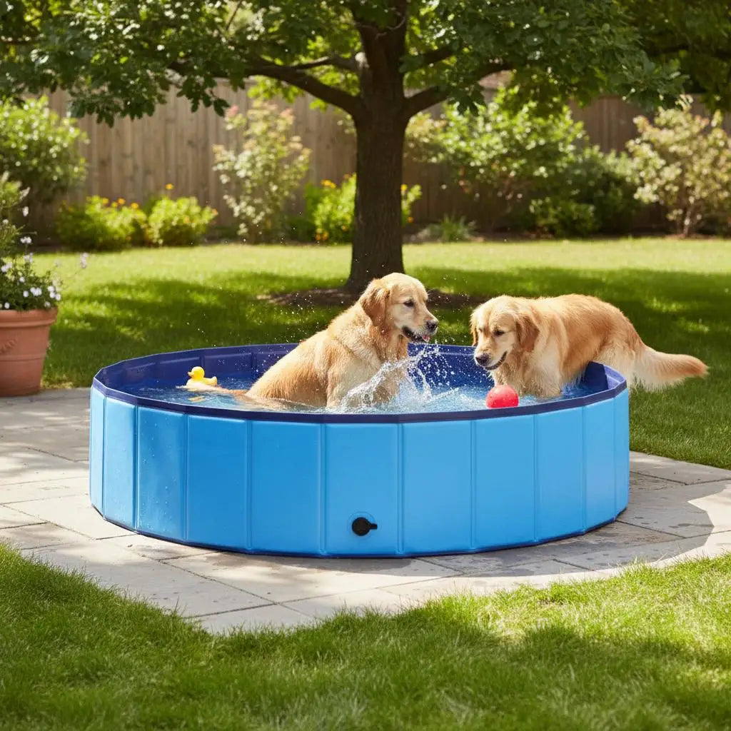 Piscine pliable pour chien