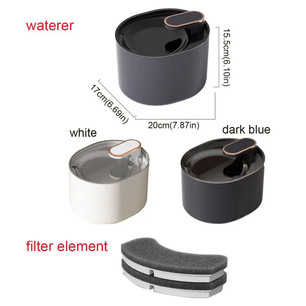 Fontaine à eau automatique pour chat de 3 litres