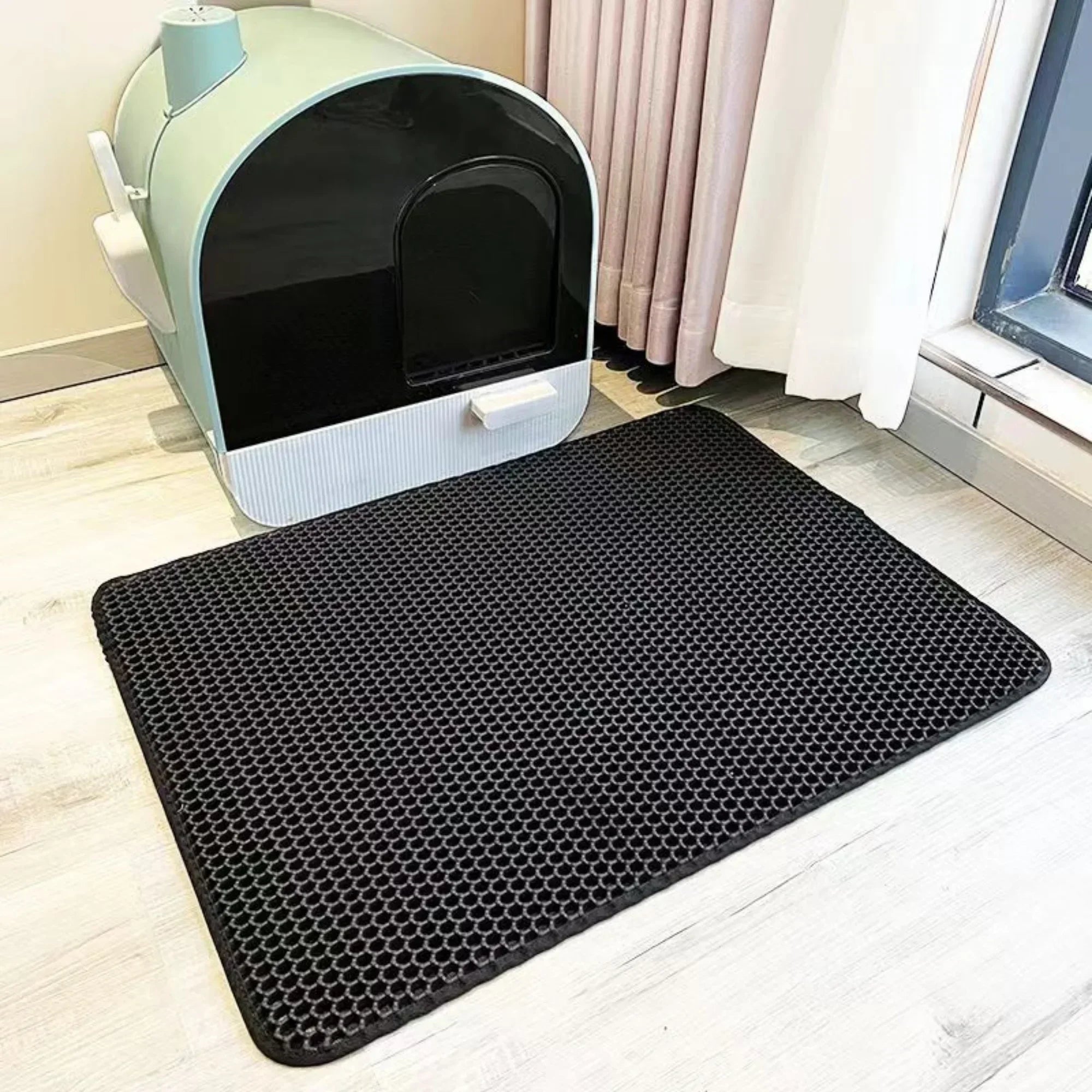 Tapis de litière extra large pour chat