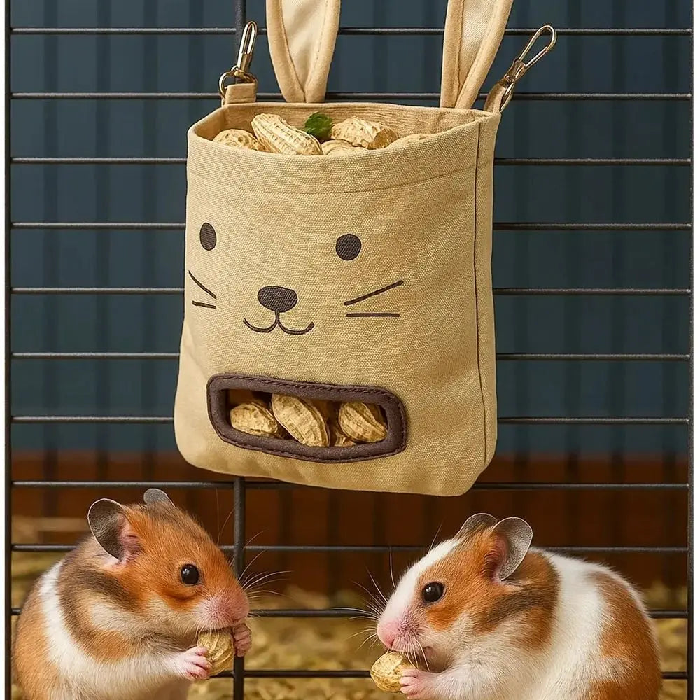 Nouveau sac à foin suspendu pour lapins