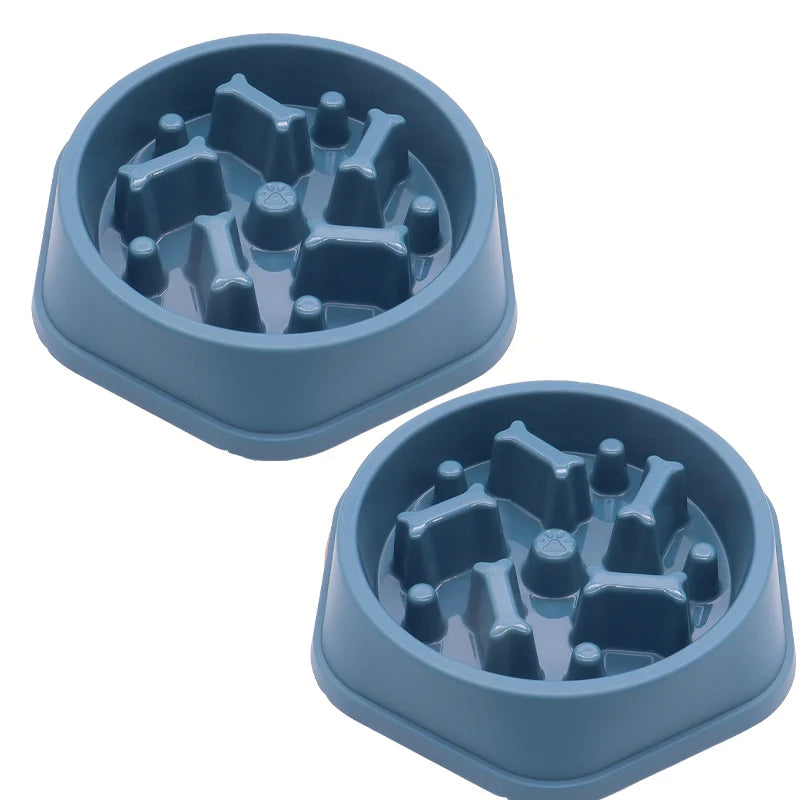 Gamelle anti-glouton antidérapante pour chien et chat